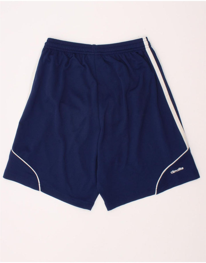 Adidas Boys Climalite Sport Shorts 13-14 Years  Navy Blue Polyester