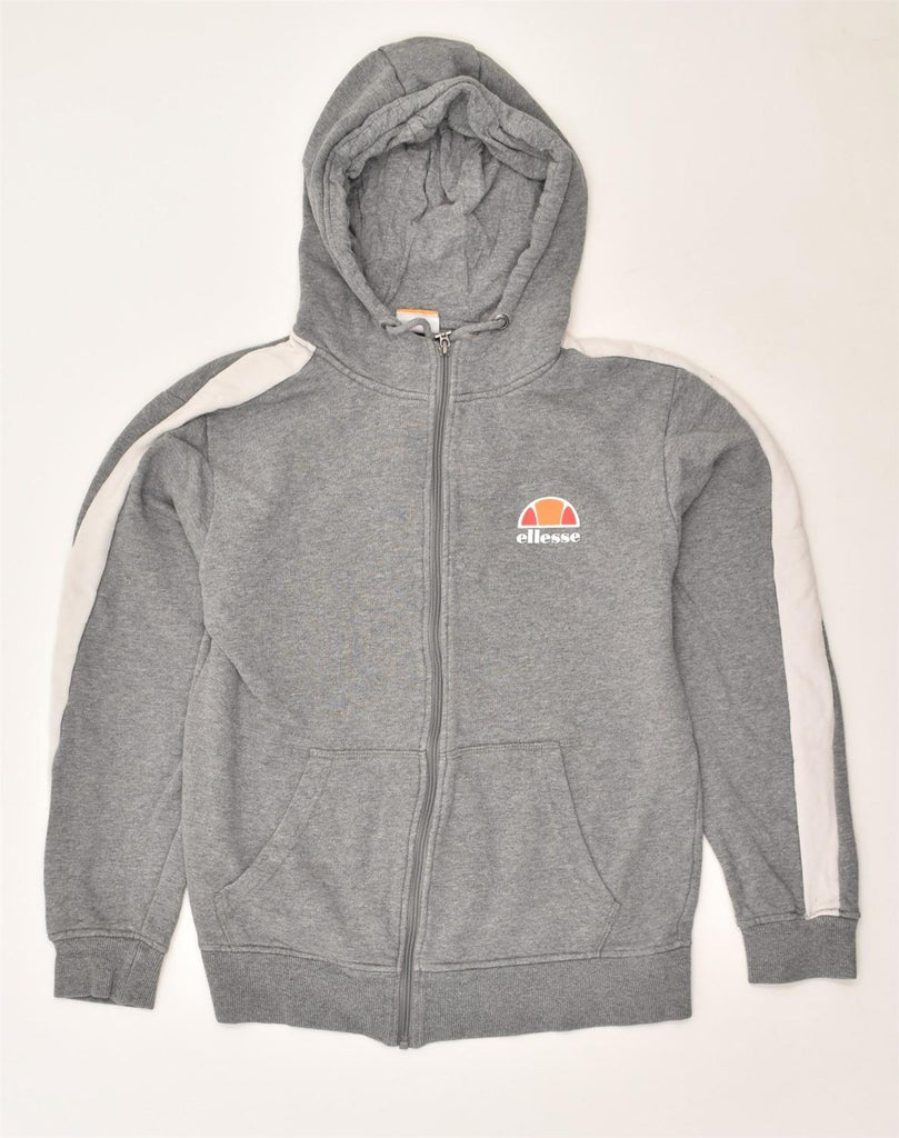 ELLESSE Mens Zip Hoodie Sweater Small Grey Cotton | Vintage Ellesse | Thrift | Second-Hand Ellesse | Used Clothing | Messina Hembry 