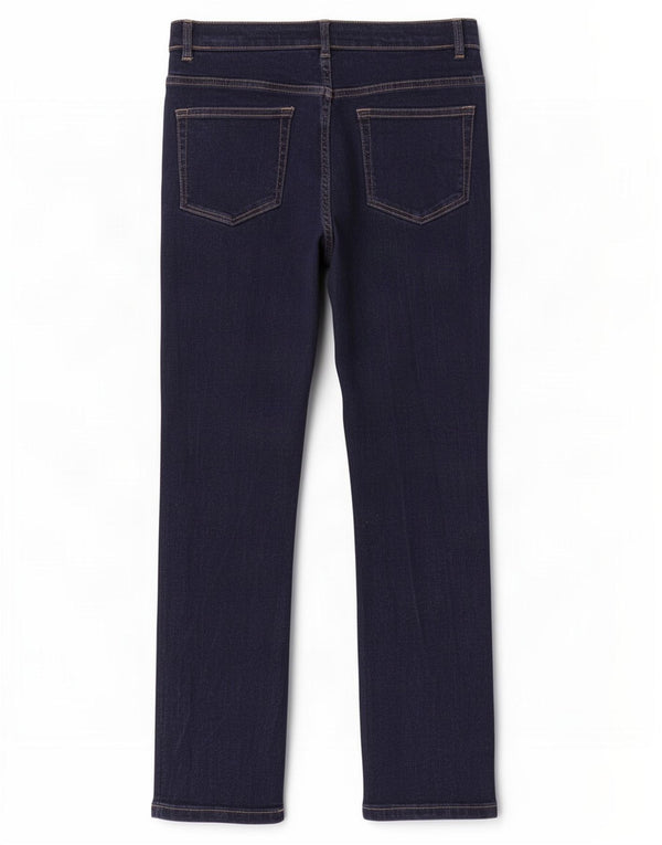 Marks & Spencer Boys Slim Jeans 12-13 Years W28 L26 Navy Blue Cotton