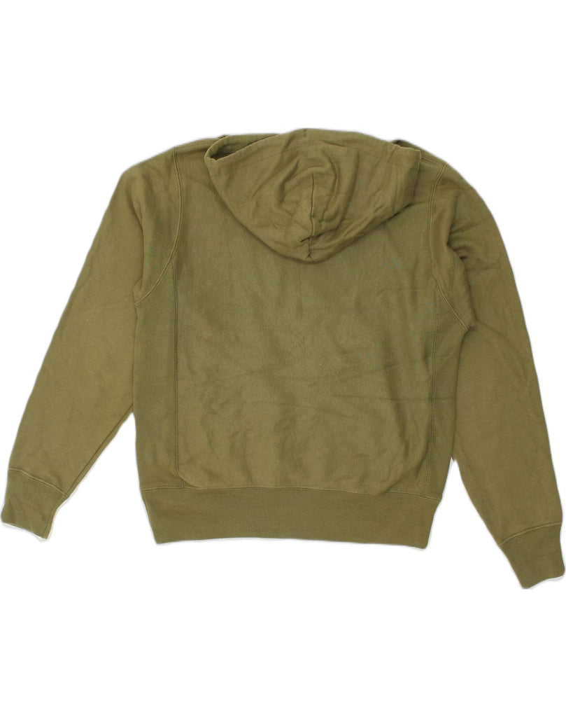 CHAMPION Mens Hoodie Jumper Small Khaki Cotton | Vintage Champion | Thrift | Second-Hand Champion | Used Clothing | Messina Hembry 