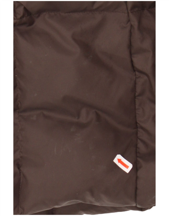 BELFE & BELFE Womens Padded Coat IT 44 Medium Brown Polyester