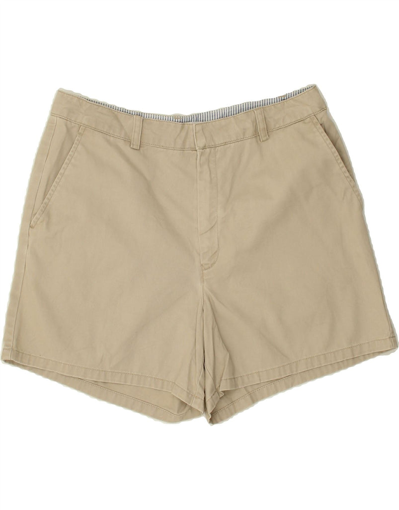 TOMMY HILFIGER Womens Chino Shorts US 12 Large W30  Beige Cotton | Vintage Tommy Hilfiger | Thrift | Second-Hand Tommy Hilfiger | Used Clothing | Messina Hembry 