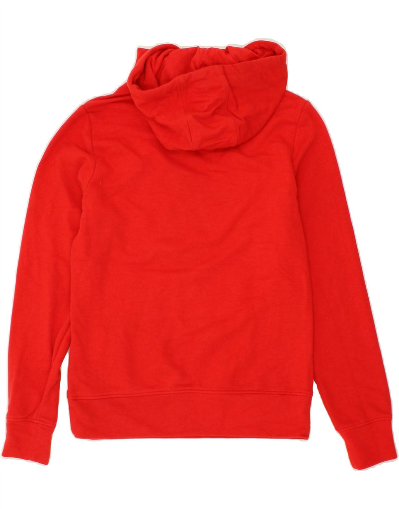 CHAMPION Womens Graphic Hoodie Jumper UK 10 Small Red Cotton Vintage Champion and Second-Hand Champion from Messina Hembry 