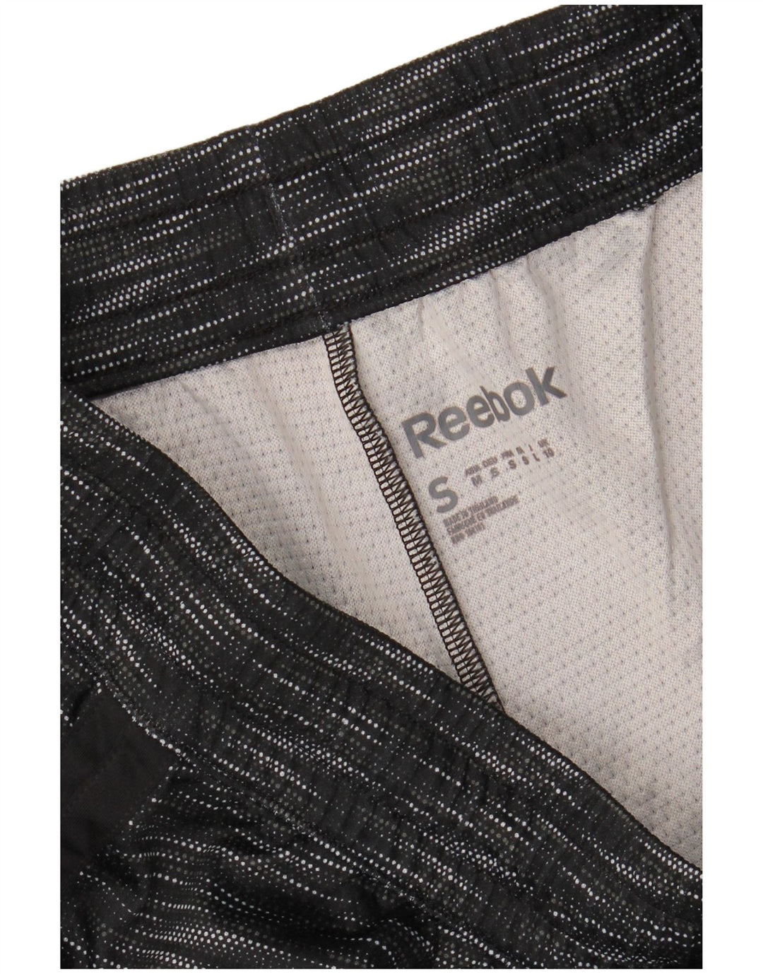 REEBOK Womens Sport Shorts UK 10 Small  Black Polyester