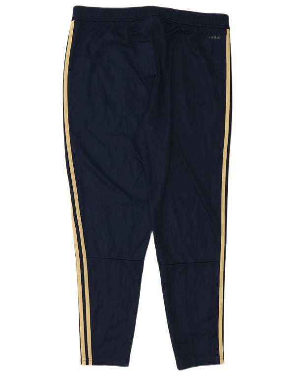 Adidas Mens Tracksuit Trousers XL Navy Blue Polyester