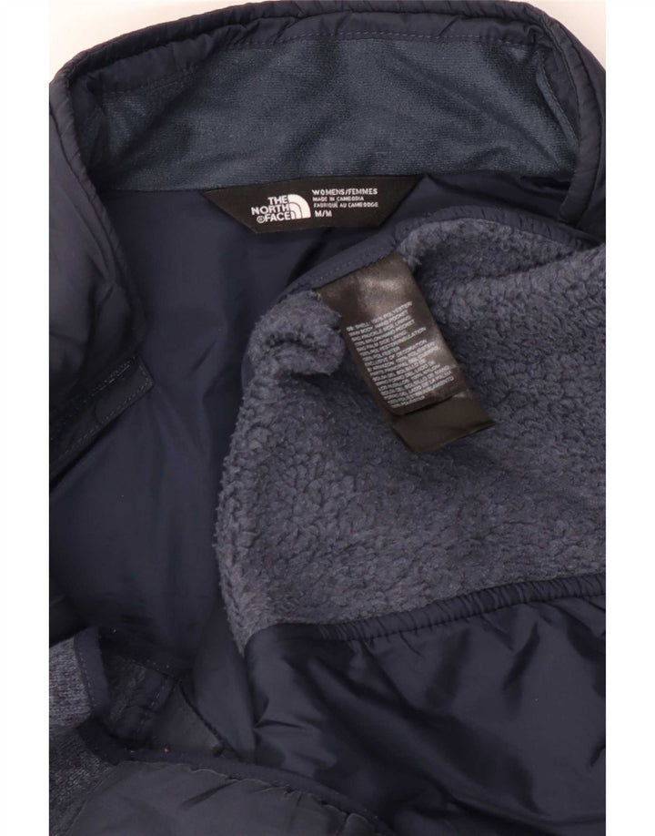 The North Face Womens Windbreaker Jacket UK 14 Medium Navy Blue Polyester