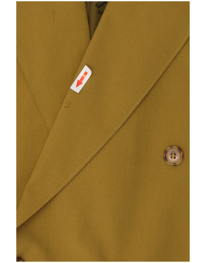 Rex Mens Double Breasted Blazer Jacket IT 54 2XL Khaki