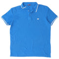 Carrera Mens Polo Shirt XL Blue Cotton