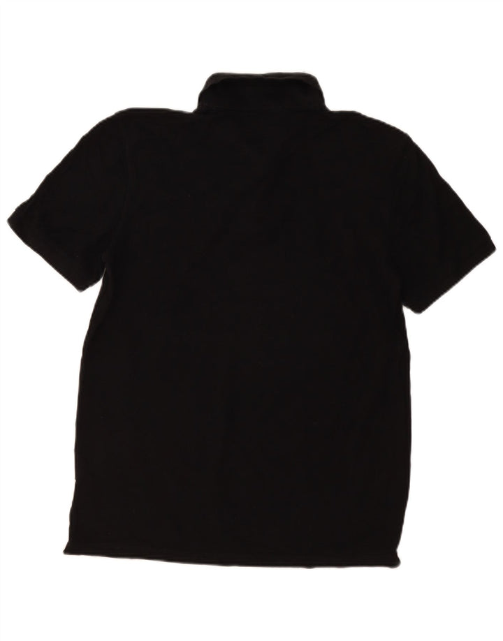 Hugo Boss Mens Polo Shirt Medium Black Cotton