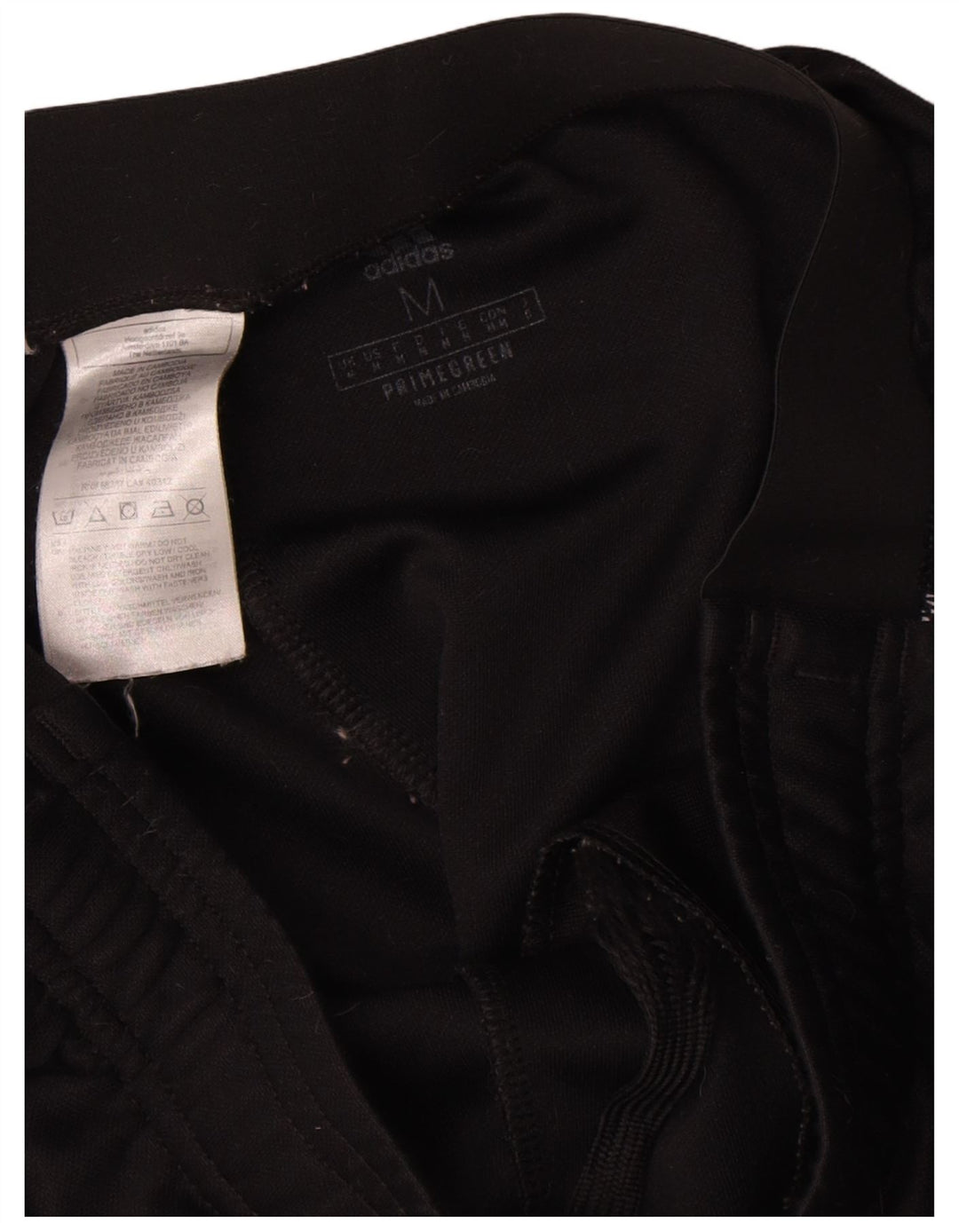 Adidas Mens Tracksuit Trousers Medium Black Polyester Sports