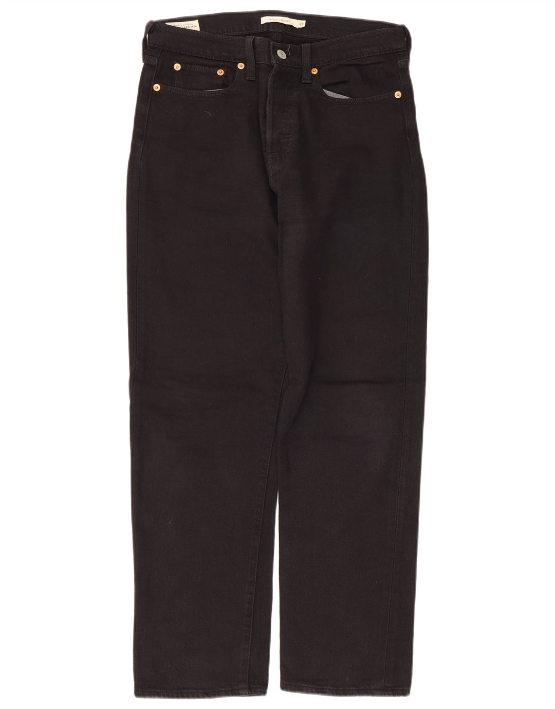 Levi's Womens Wedgie Straight Jeans W28 L26 Black