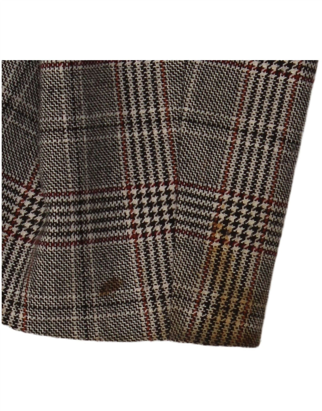 JIGSAW Womens Double Breasted Blazer Jacket UK 14 Large Grey Houndstooth