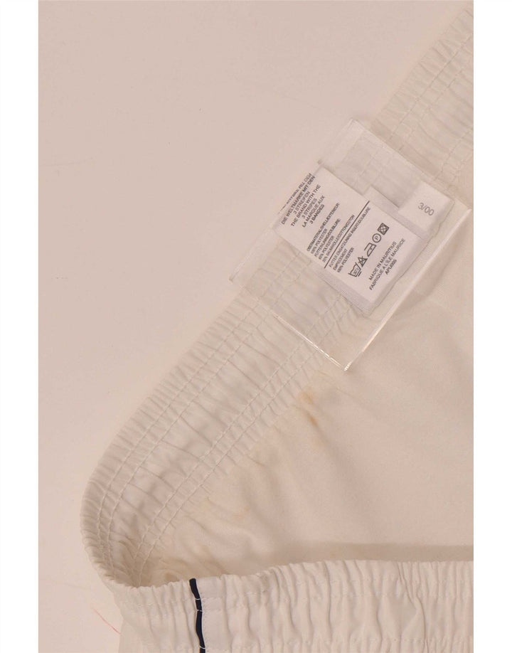 Adidas Mens Tracksuit Trousers Large White Polyester