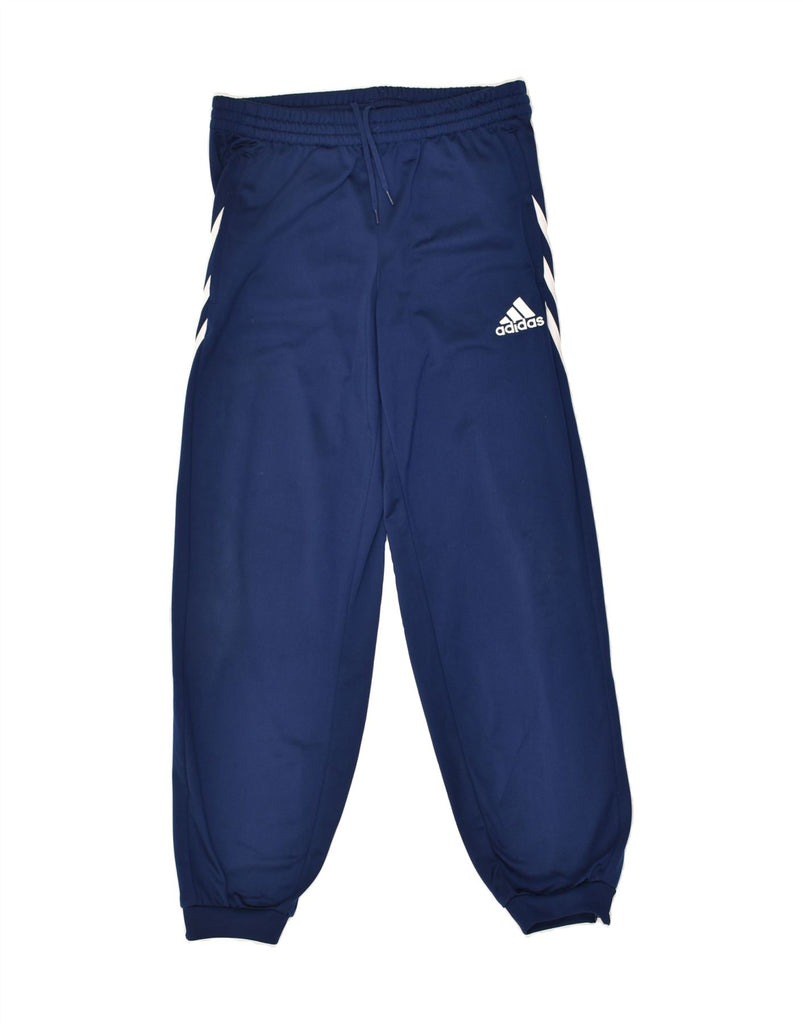 ADIDAS Mens Tracksuit Trousers Joggers Medium Navy Blue Polyester | Vintage Adidas | Thrift | Second-Hand Adidas | Used Clothing | Messina Hembry 