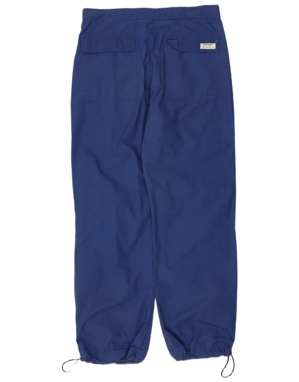 Ralph Lauren Womens Joggers Casual Trousers US 8 Medium W27 L30 Blue Cotton