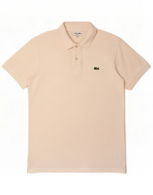 Lacoste Mens Classic Fit Polo Shirt Large White Cotton