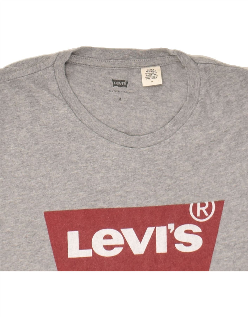 LEVI'S Mens Graphic T-Shirt Top Medium Grey | Vintage Levi's | Thrift | Second-Hand Levi's | Used Clothing | Messina Hembry 