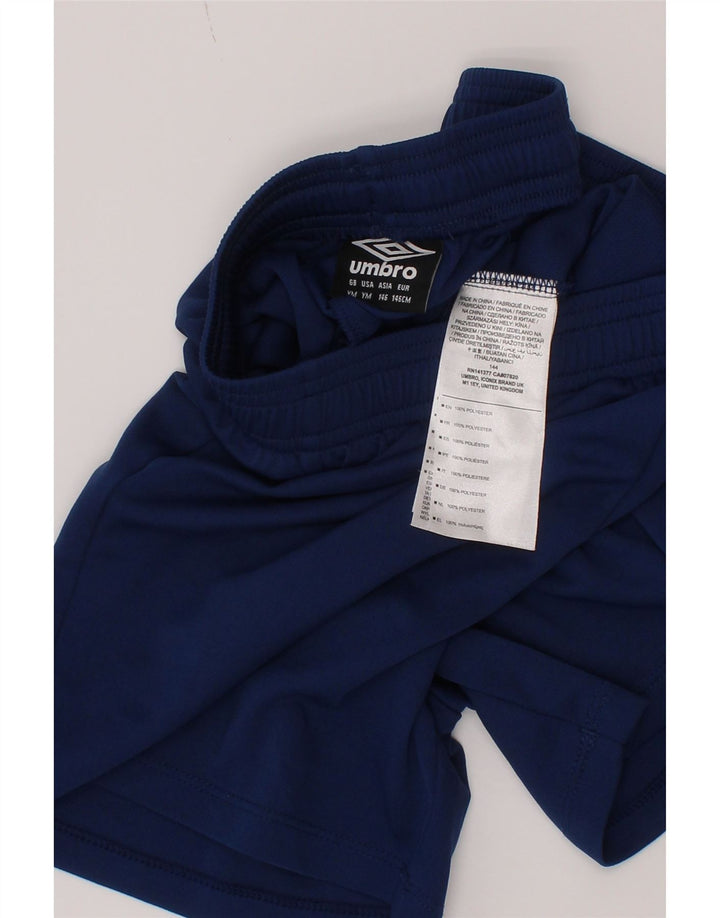 Umbro Boys Sport Shorts 9-10 Years Medium Navy Blue Polyester