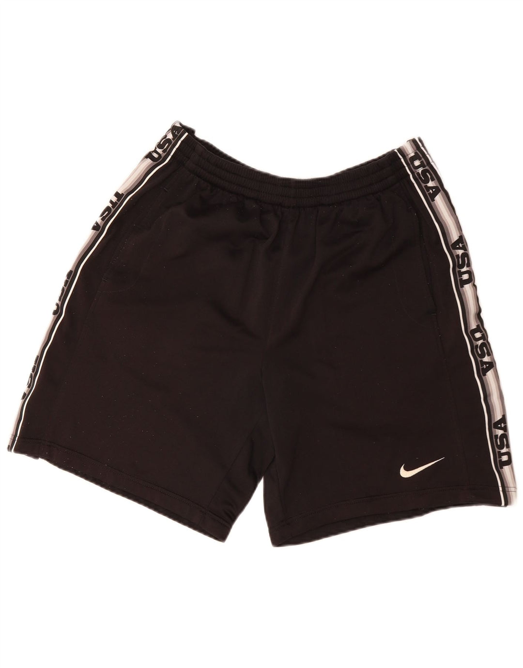 Nike Mens Graphic Sport Shorts Medium Black Polyester