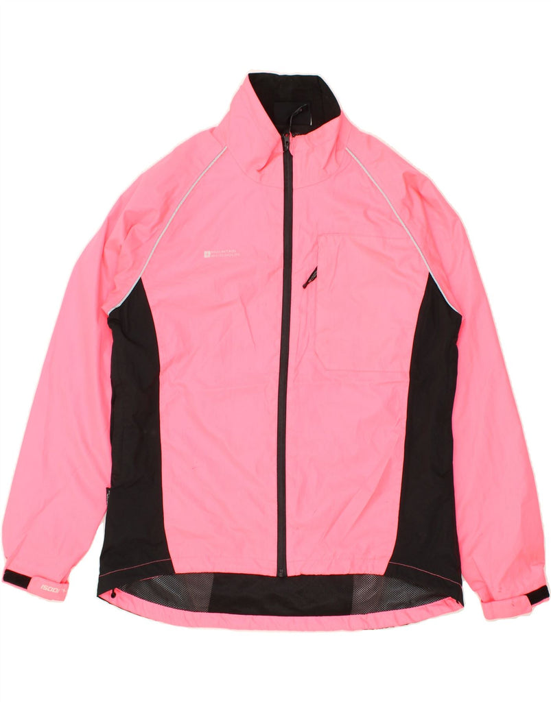 MOUNTAIN WAREHOUSE Womens Windbreaker Jacket UK 16 Large  Pink Colourblock | Vintage Mountain Warehouse | Thrift | Second-Hand Mountain Warehouse | Used Clothing | Messina Hembry 