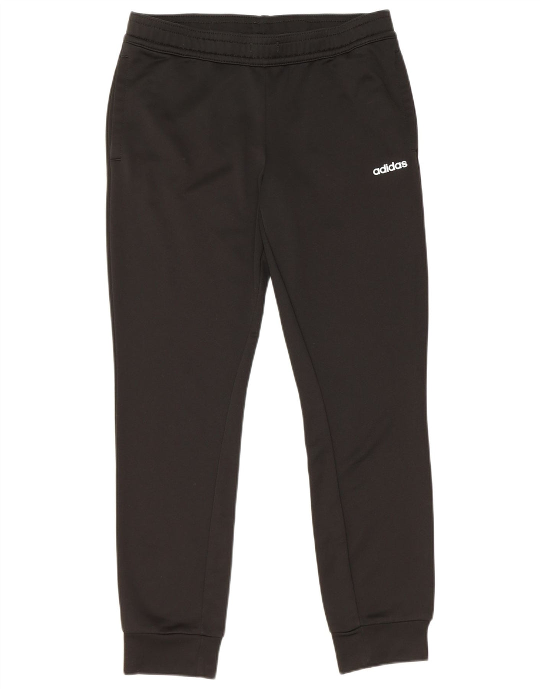Adidas Womens Tracksuit Trousers Joggers UK 14 Medium Black Polyester