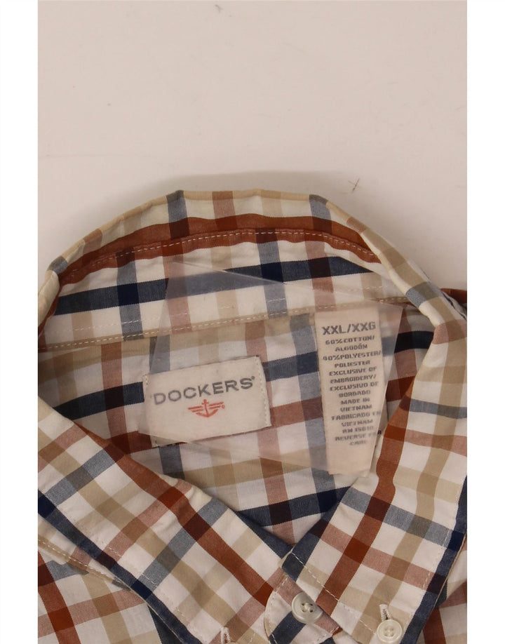 Dockers Mens Shirt 2XL Multicoloured Check Cotton
