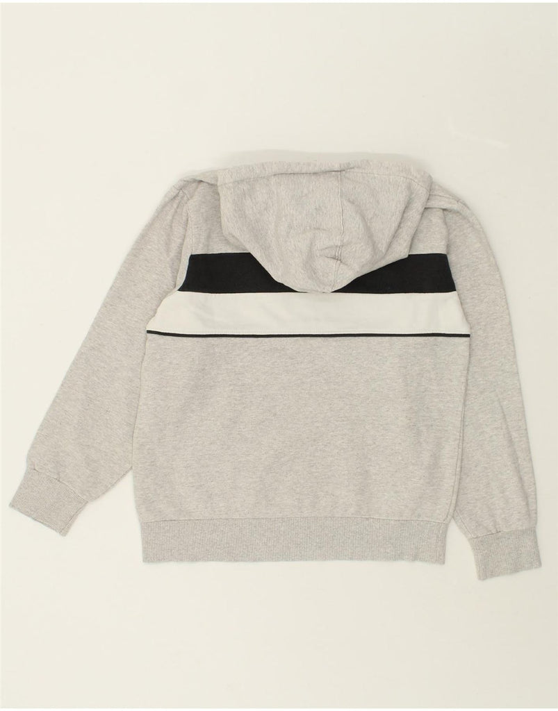 BILLABONG Boys Graphic Hoodie Jumper 13-14 Years Grey Colourblock Cotton | Vintage Billabong | Thrift | Second-Hand Billabong | Used Clothing | Messina Hembry 