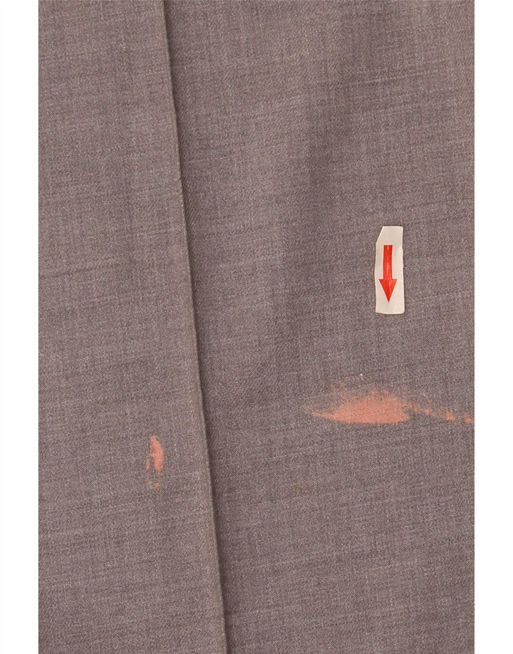 Zara Womens Tapered Chino Trousers Medium W28 L26 Grey Polyester