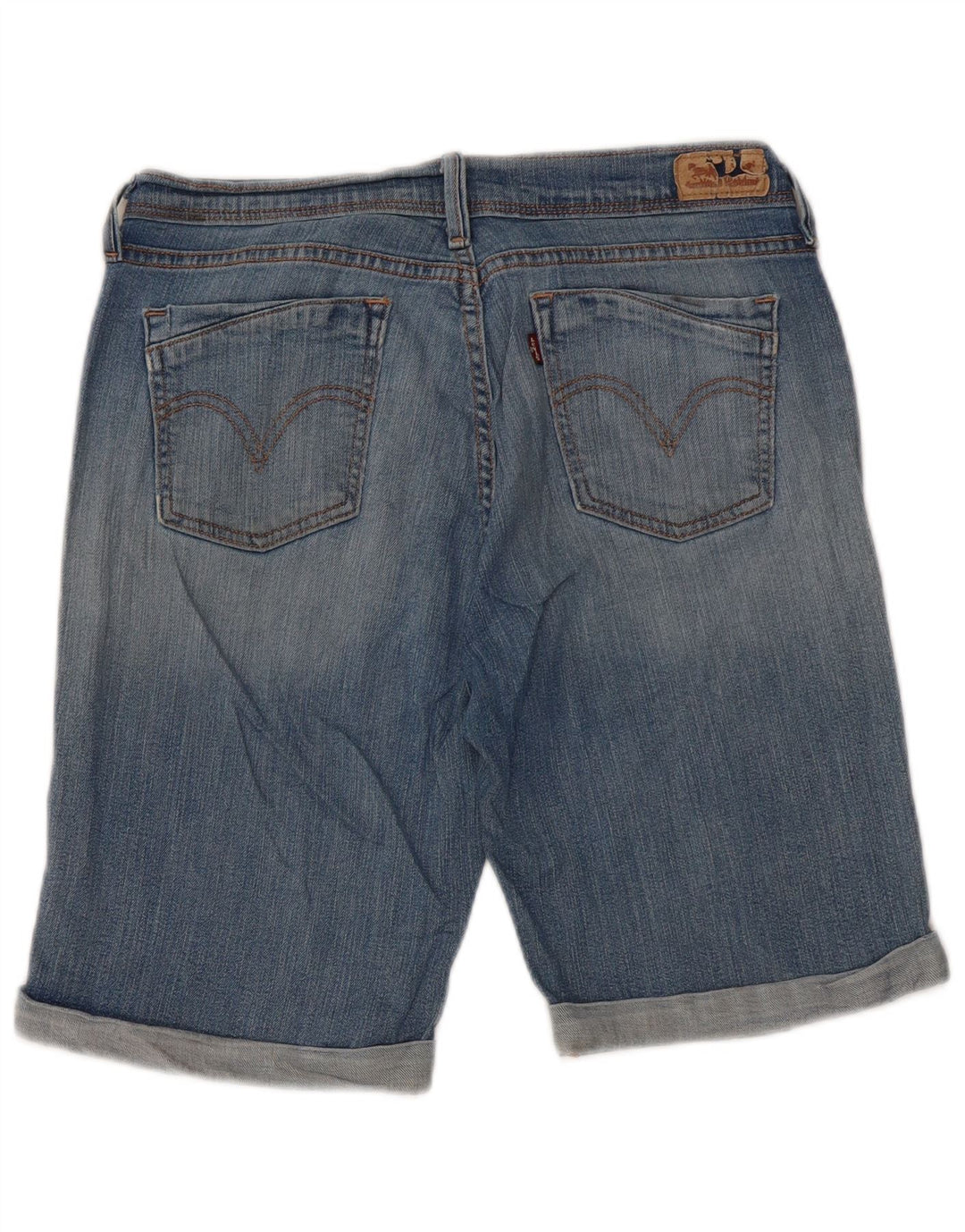 LEVI'S Womens Mid Rise Denim Shorts US 10 Medium W30  Blue Cotton