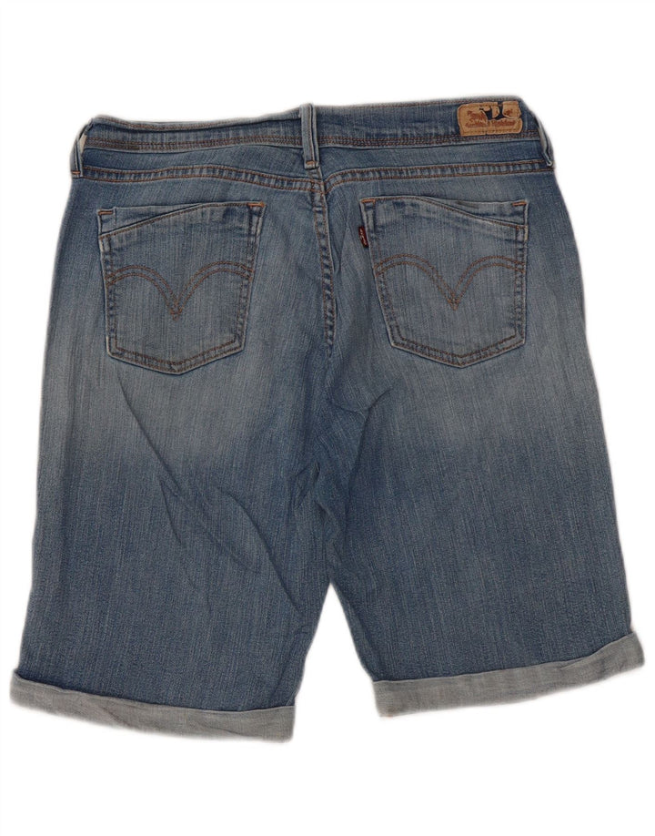 LEVI'S Womens Mid Rise Denim Shorts US 10 Medium W30  Blue Cotton