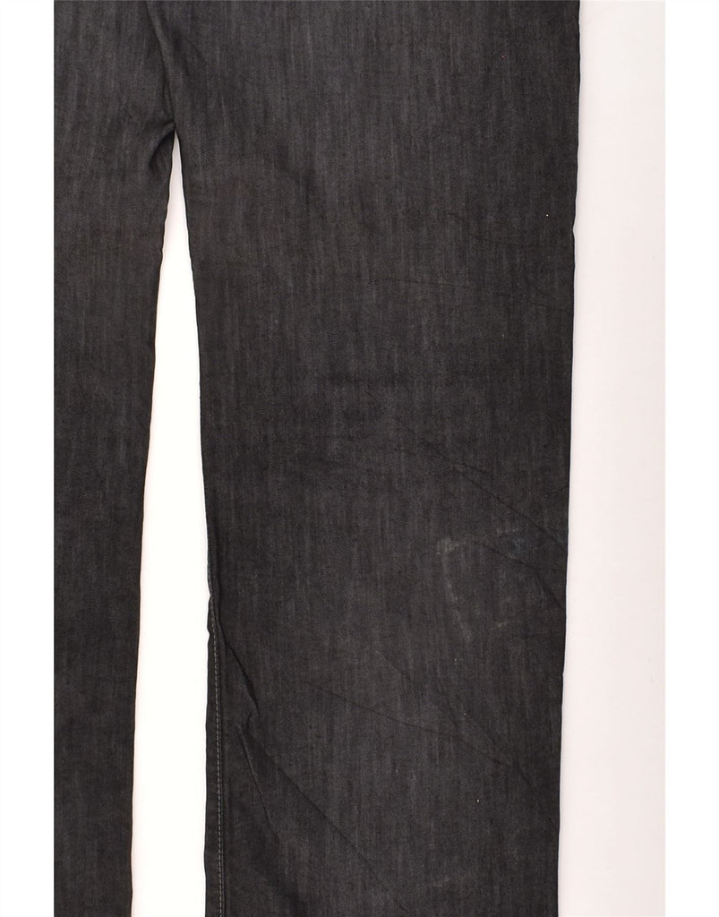 ARMANI Womens Straight Jeans W29 L31 Black Cotton | Vintage Armani | Thrift | Second-Hand Armani | Used Clothing | Messina Hembry 