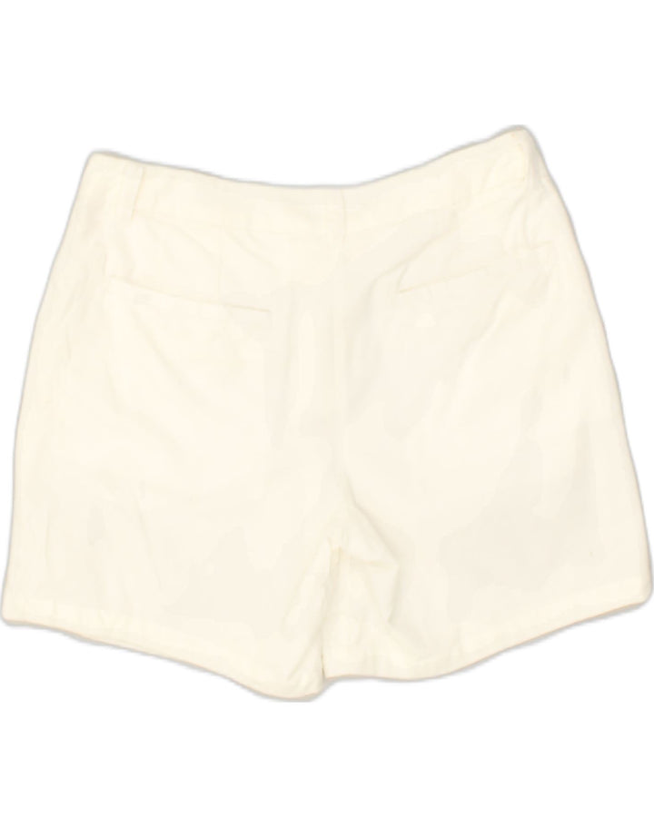 NIKE Womens Chino Shorts US 8 Medium W30  Off White Cotton | Vintage Nike | Thrift | Second-Hand Nike | Used Clothing | Messina Hembry 