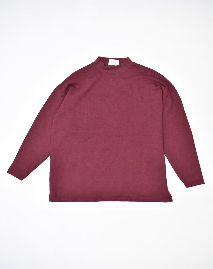 LEE Mens Sweatshirt Jumper XL Burgundy Cotton | Vintage | Thrift | Second-Hand | Used Clothing | Messina Hembry 