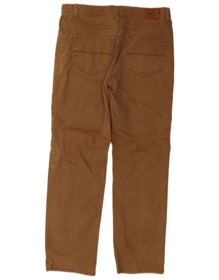 Marks & Spencer Mens Blue Harbour Straight Jeans W34 L31 Beige Cotton