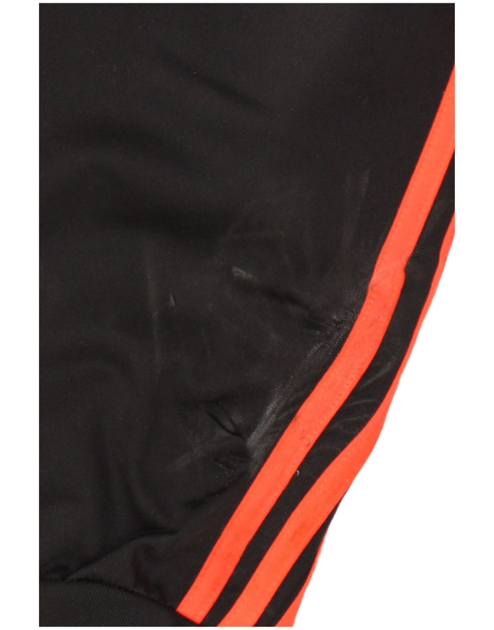 Adidas Mens Tracksuit Trousers Joggers Large  Black Colourblock Polyester