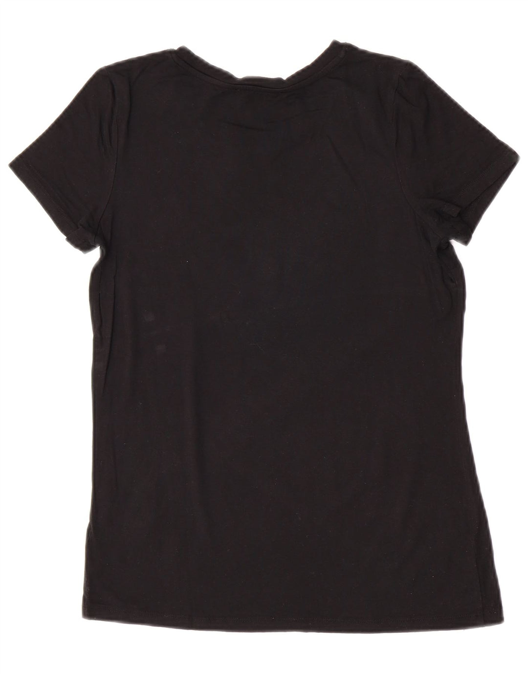 Liu Jo Womens Graphic T-Shirt Top UK 12 Medium Black Viscose