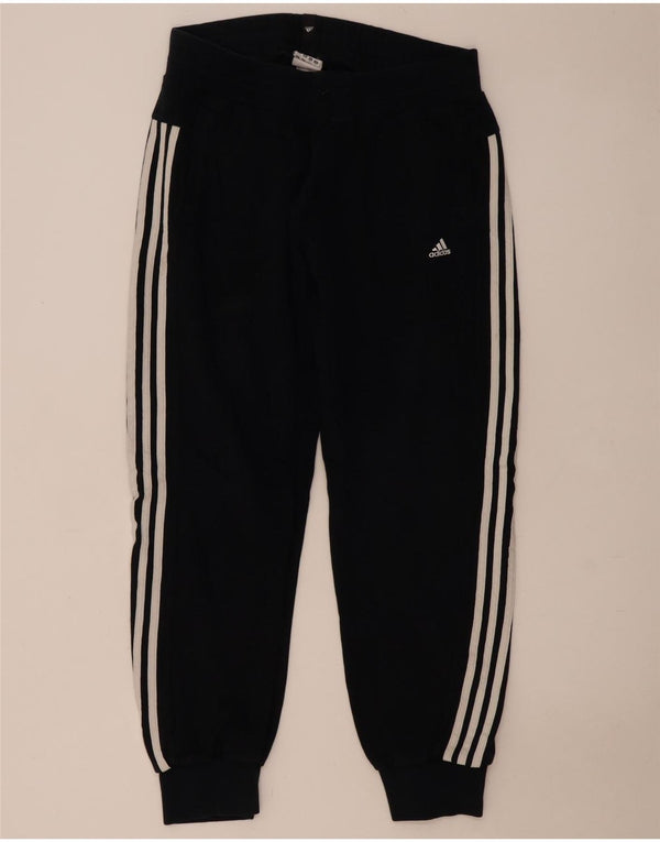 Adidas Mens Tracksuit Trousers Joggers UK 44/46 Large Black Cotton