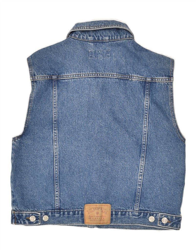 JEP'S Boys Denim Gilet 13-14 Years Blue Cotton | Vintage Jep's | Thrift | Second-Hand Jep's | Used Clothing | Messina Hembry 