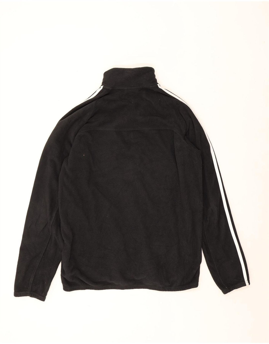 Adidas Mens Fleece Jacket UK 40 Large Black Polyester