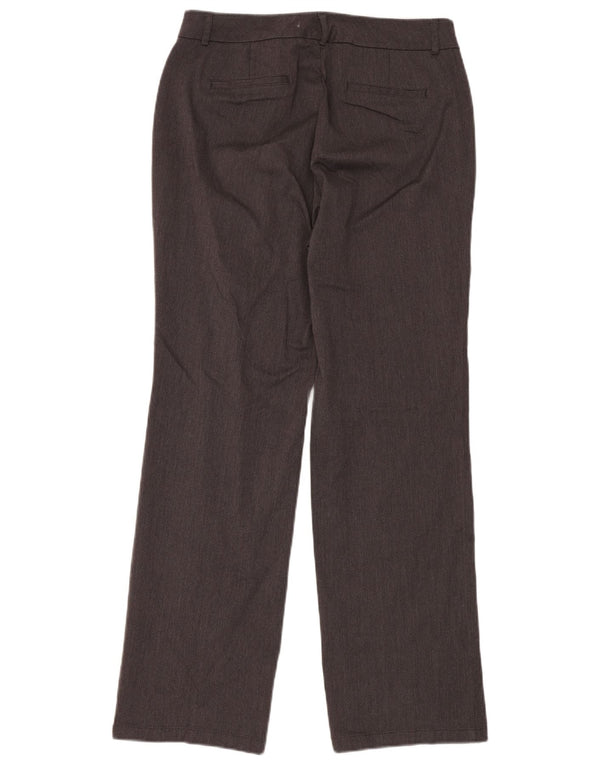 DOCKERS Womens Ideal Fit Straight Casual Trousers US 10 Large W32 L32 Grey