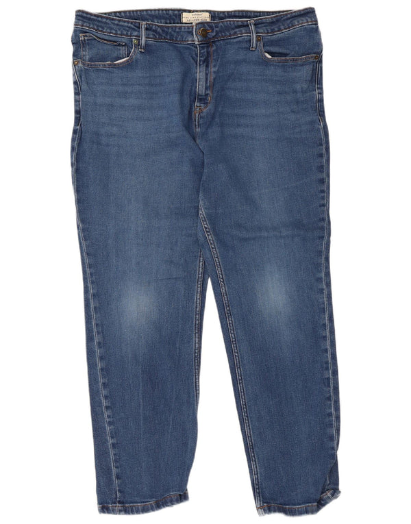 White Stuff Womens Relaxed Fit Slim Jeans UK 20 2XL W40 L27 Blue Cotton