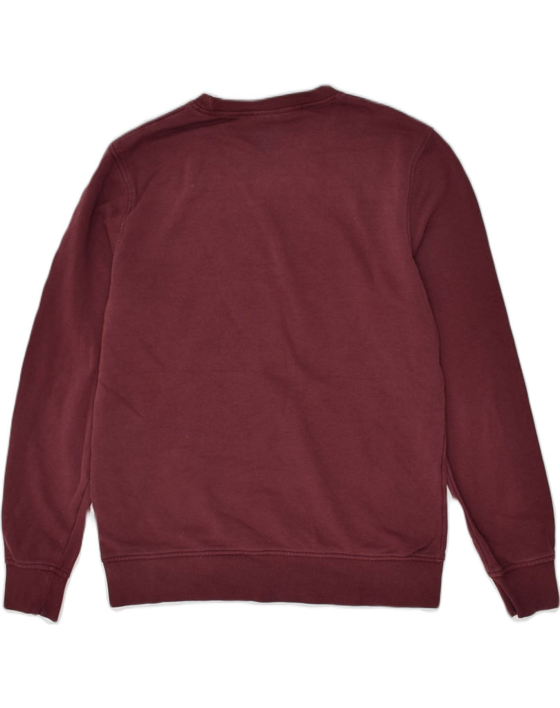 JACK & JONES Mens Sweatshirt Jumper Large Burgundy Cotton | Vintage Jack & Jones | Thrift | Second-Hand Jack & Jones | Used Clothing | Messina Hembry 