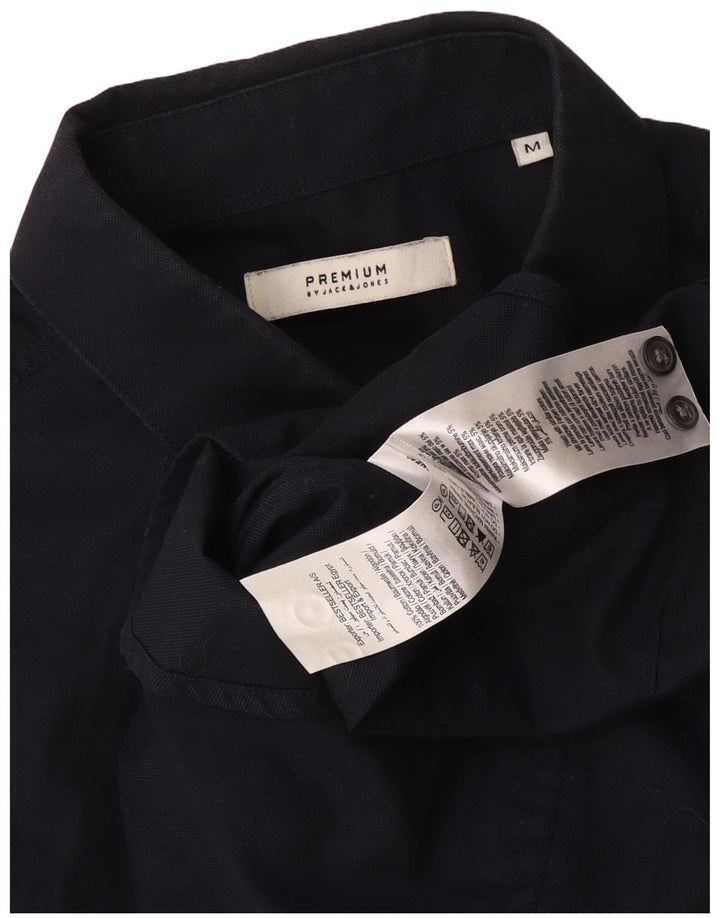 Jack & Jones Mens Premium Shirt Medium Navy Blue Cotton