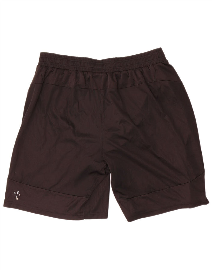 Puma Mens BVB Dortmund Graphic Sport Shorts Large  Black Polyester