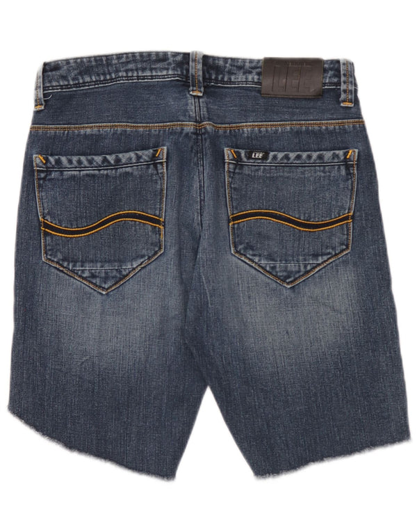 Lee Mens Denim Shorts W33 Medium Blue Cotton