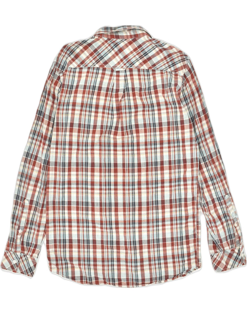 QUIKSILVER Mens Shirt Large Red Check Cotton | Vintage Quiksilver | Thrift | Second-Hand Quiksilver | Used Clothing | Messina Hembry 