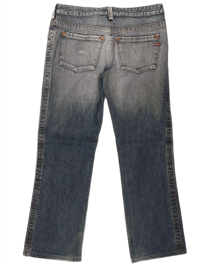 DIESEL Mens Straight Jeans W33 L30 Blue Cotton