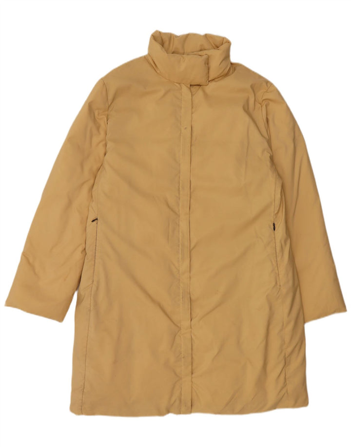 Best Company Womens Padded Coat IT 42 Medium Beige Nylon