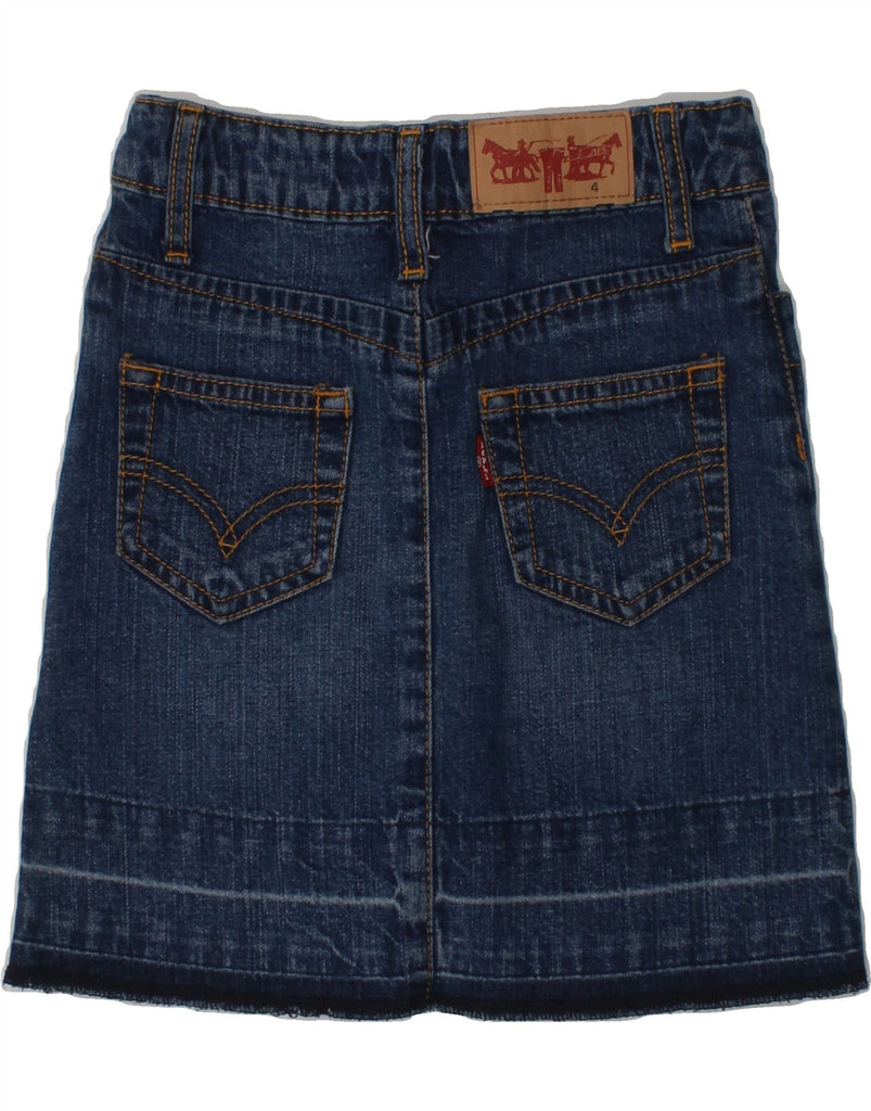LEVI'S Girls Denim Skirt 3-4 Years W20 Navy Blue Cotton | Vintage Levi's | Thrift | Second-Hand Levi's | Used Clothing | Messina Hembry 