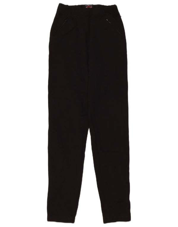 Colmar Womens Slim Casual Trousers IT 42 Medium Black Polyamide